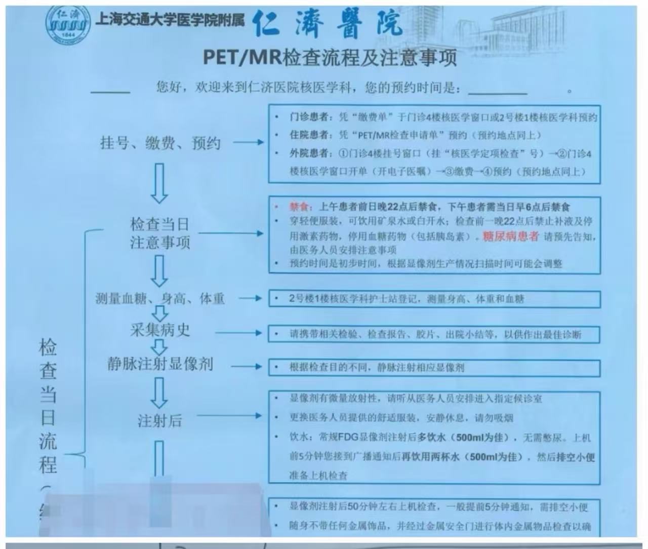 上海仁济医院PET-CT检查需要预约吗?预约流程整理(附图)
