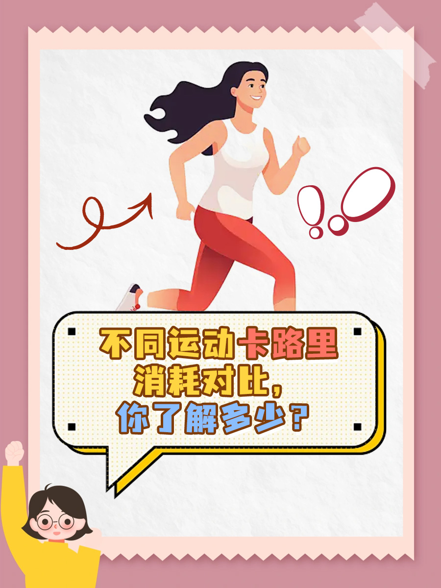 不同运动卡路里消耗对比，你了解多少？