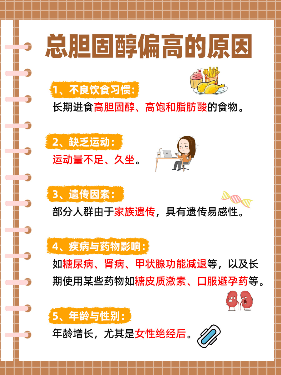 总胆固醇偏高?原因与解决方案全攻略!