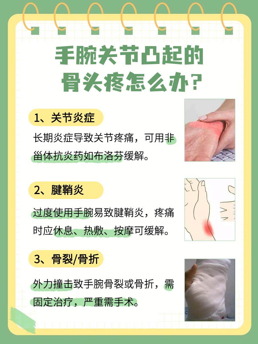 手腕关节凸起的骨头疼，应对策略揭秘！