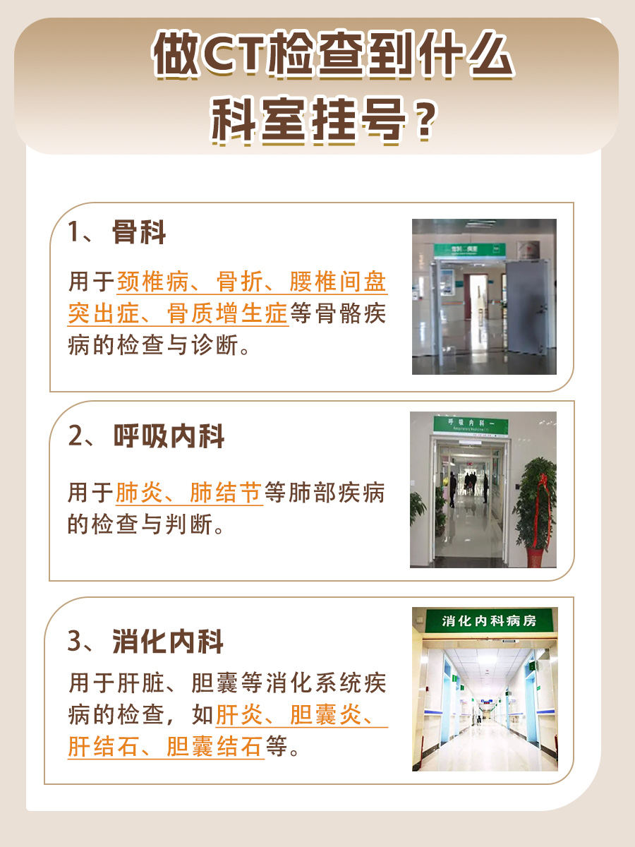 医生告诉你：做CT挂什么科