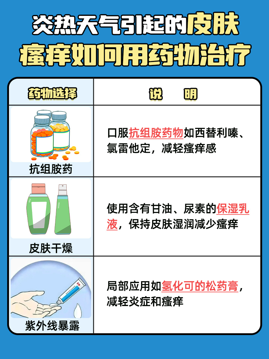 天热皮肤痒不停，如何应对？