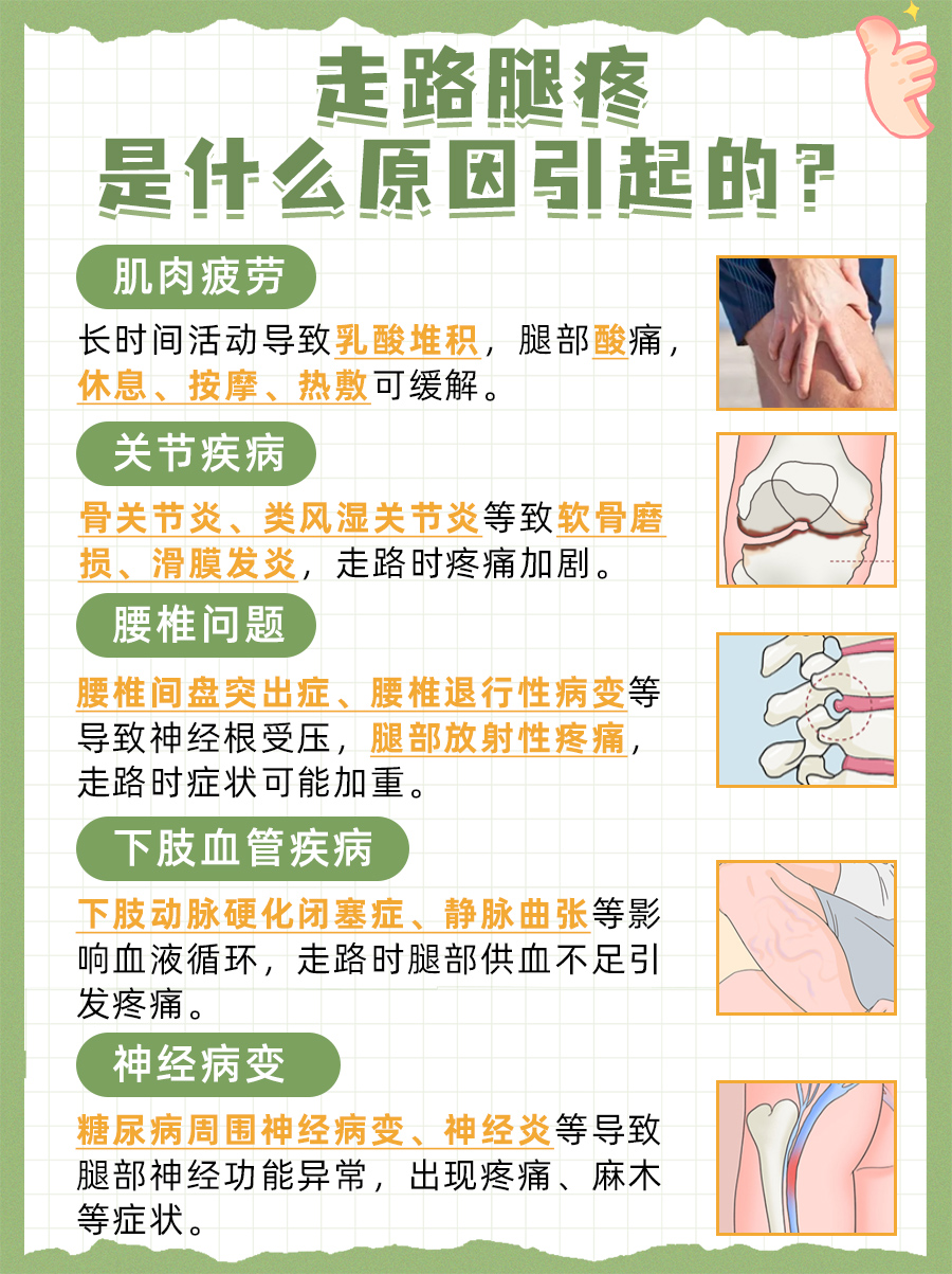 走路腿疼怎么回事，常见病因解析