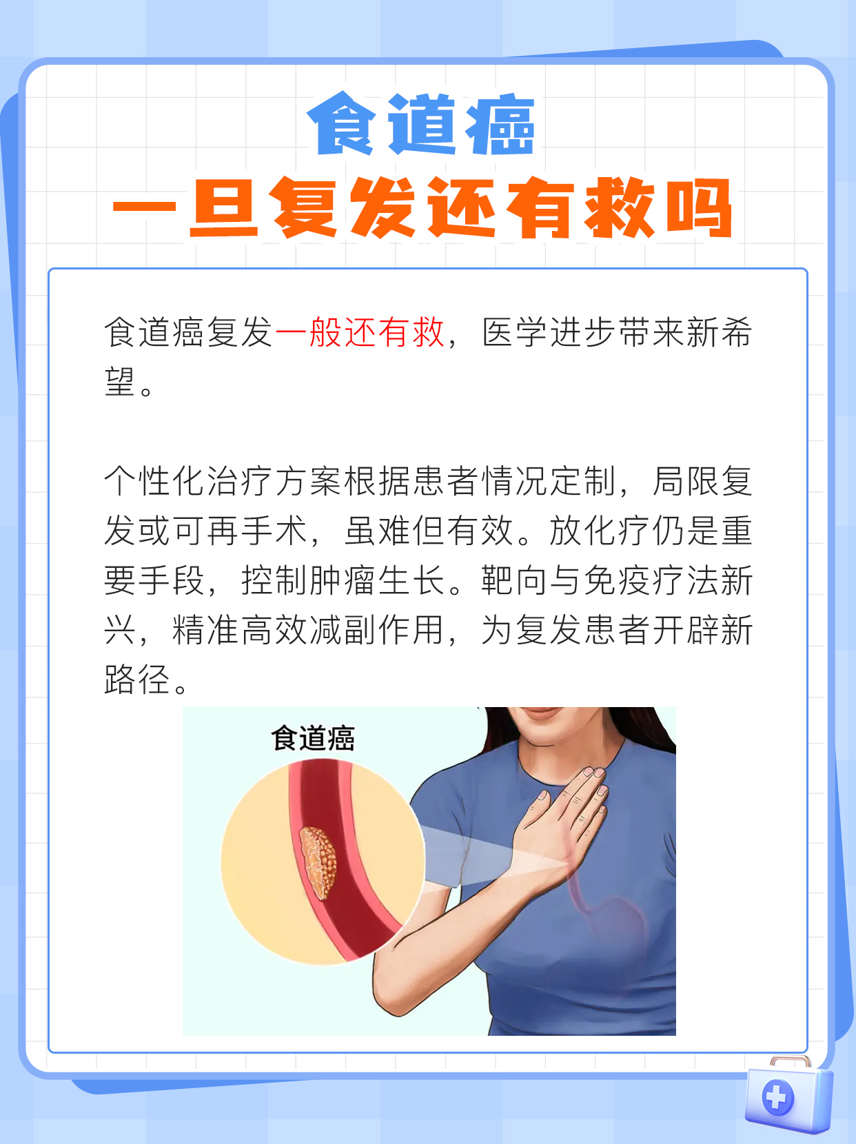 探究：食道癌一旦复发还有救吗