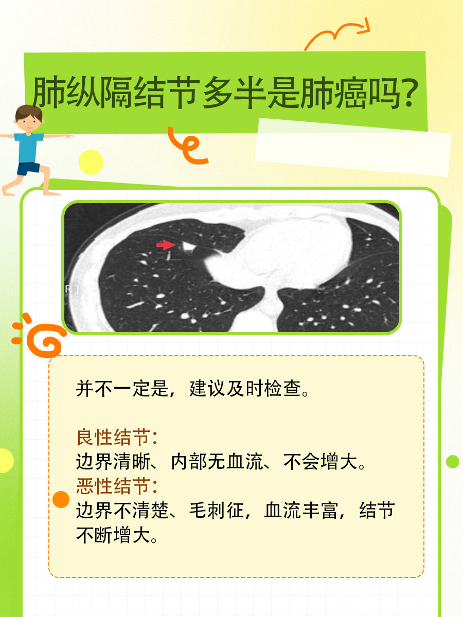 肺纵隔结节多半是肺癌,真的假的?