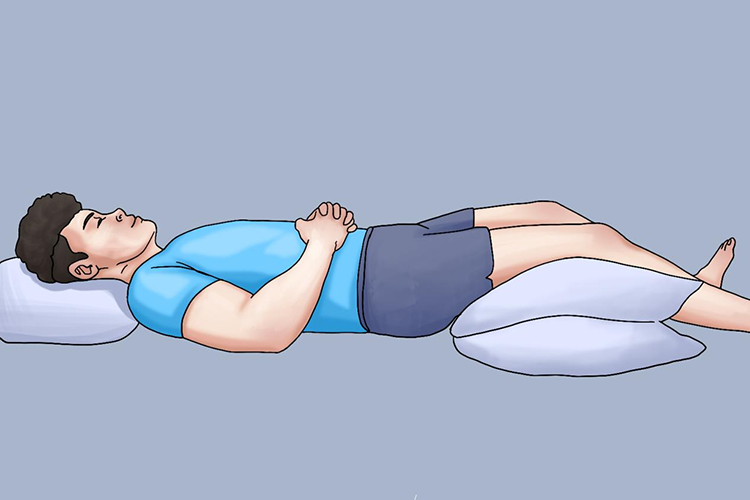 女人腰疼最佳睡姿图片图片