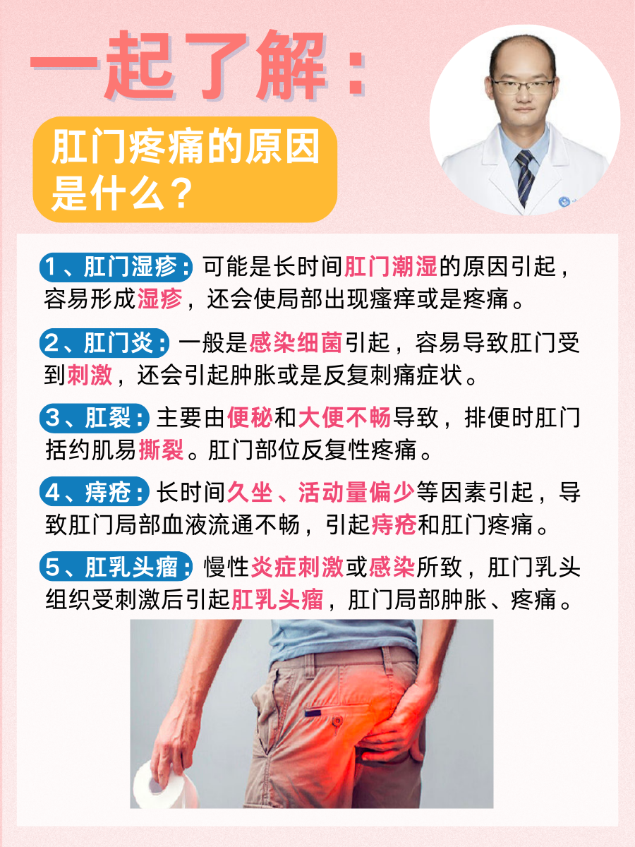 一起了解:肛门疼痛的原因是什么?