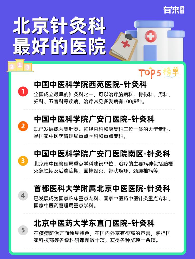 北京针灸科比较好的医院