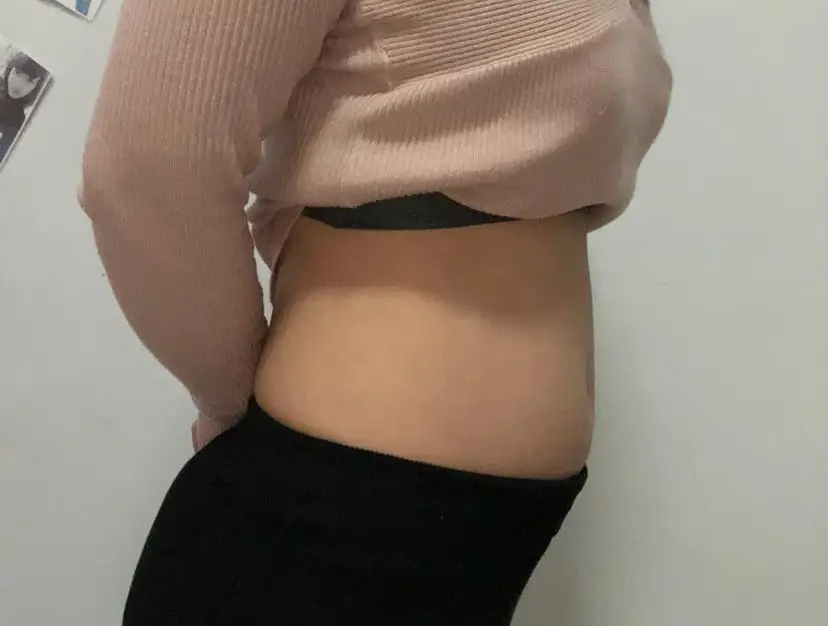 怀孕第1-3月孕妇腹部图