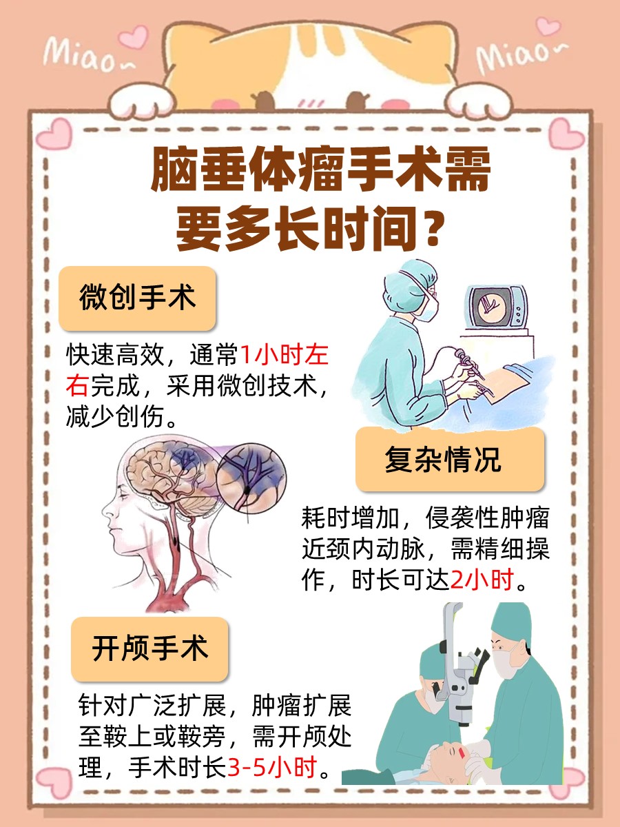 脑垂体瘤手术：探究这个过程需要多长时间