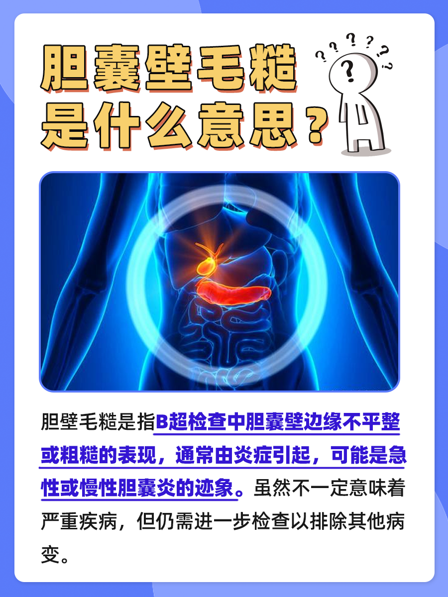 胆壁毛糙是什么意思？这里有答案！