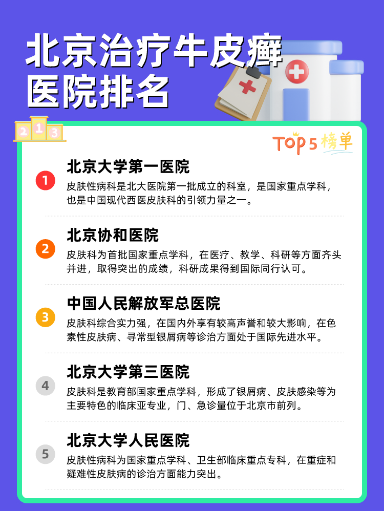 北京治疗牛皮癣医院排名