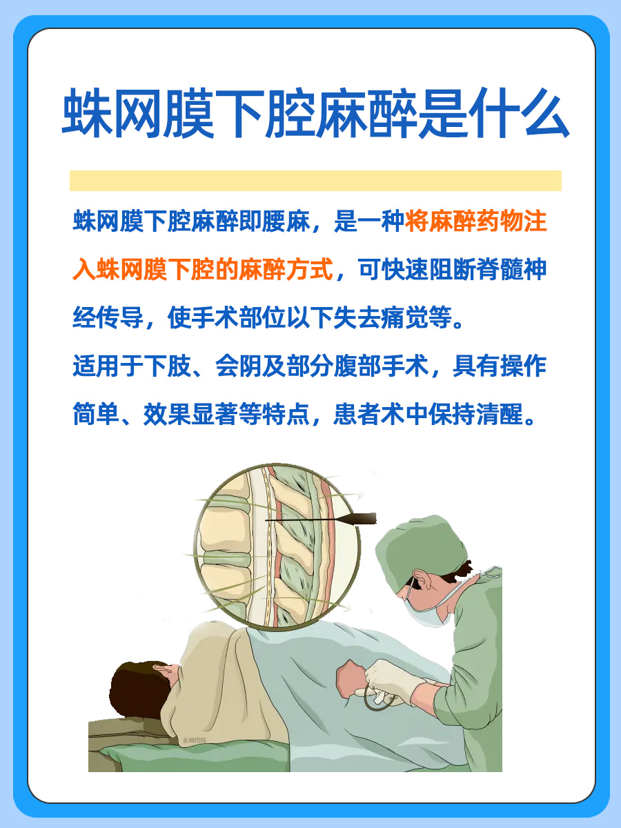深度探究：蛛网膜下腔麻醉是什么？