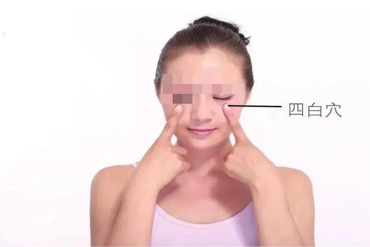四白穴图