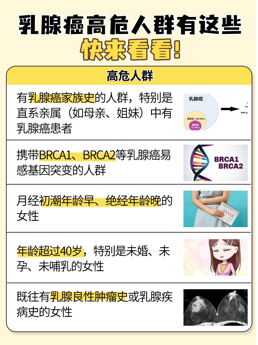 乳腺癌高危人群:了解风险,守护健康