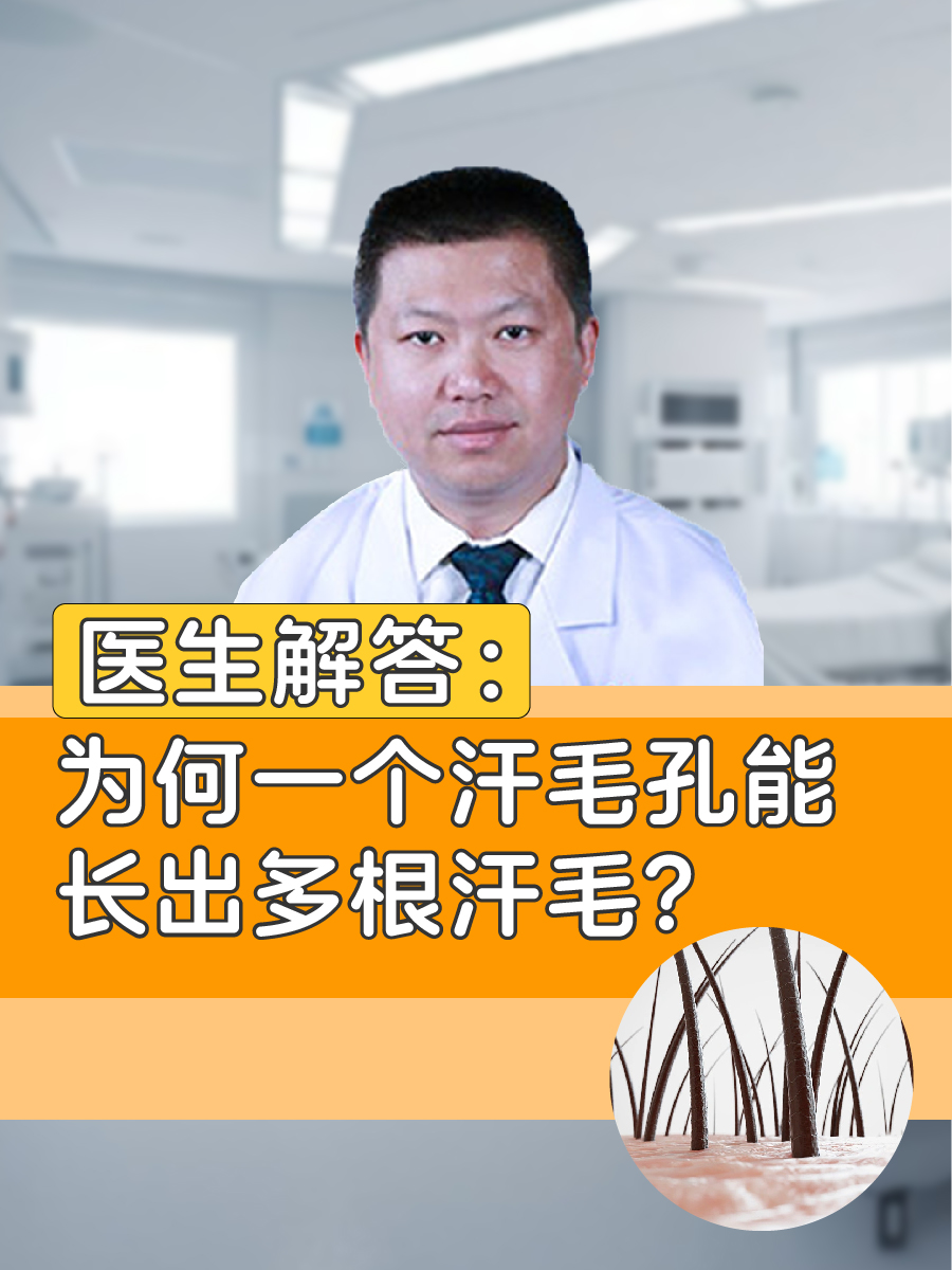 医生解答:为何一个汗毛孔能长出多根汗毛?