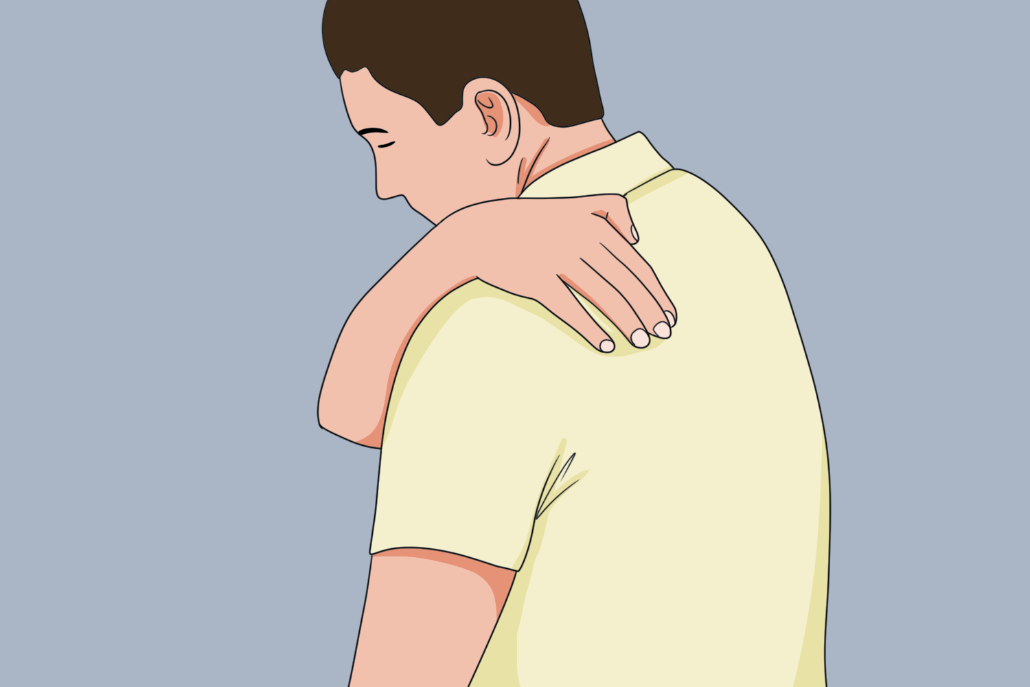 颈背部疾病左侧后背疼痛图