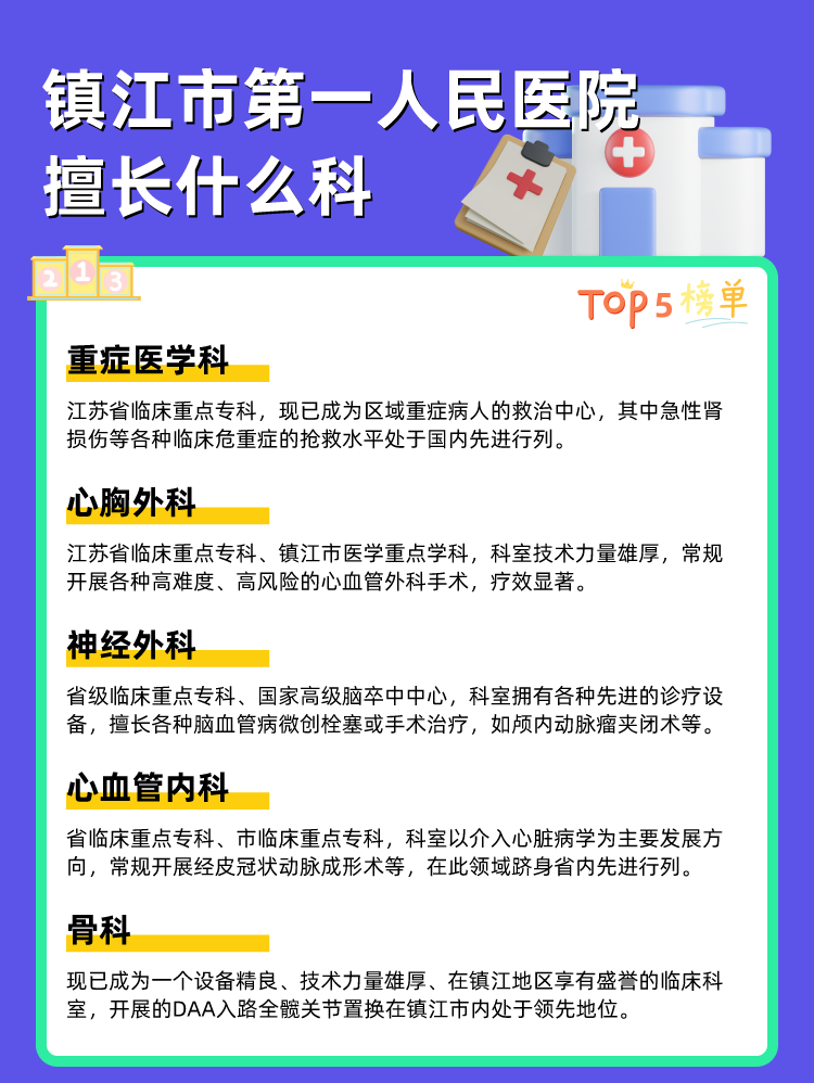 镇江市第一人民医院擅长什么科
