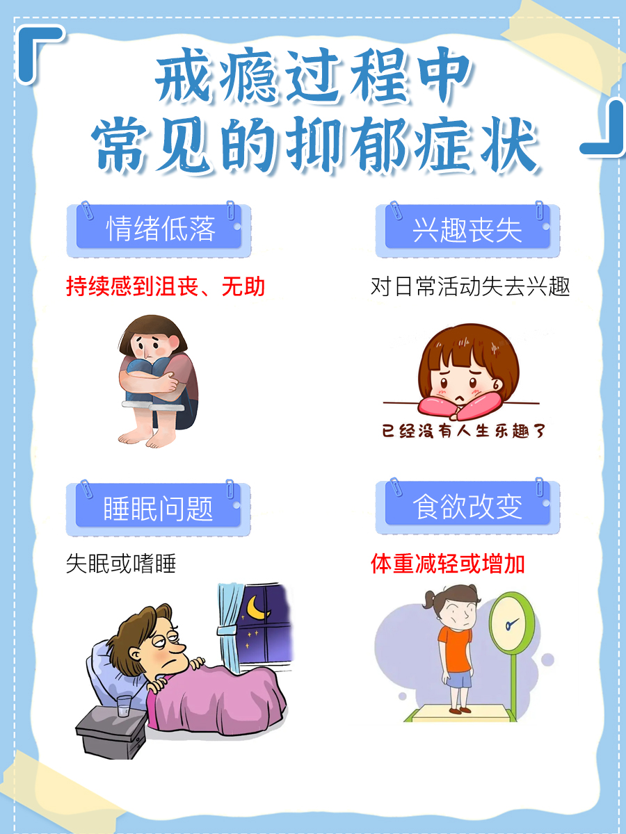 戒瘾不易，可能导致抑郁吗？