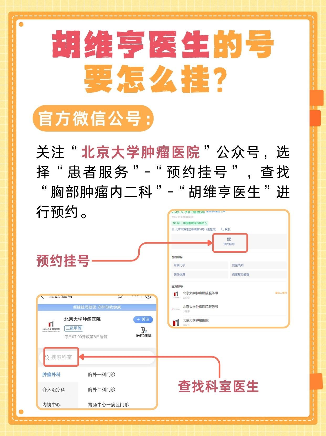 北京大学肿瘤医院胡维亨医生怎么样？怎么挂号？