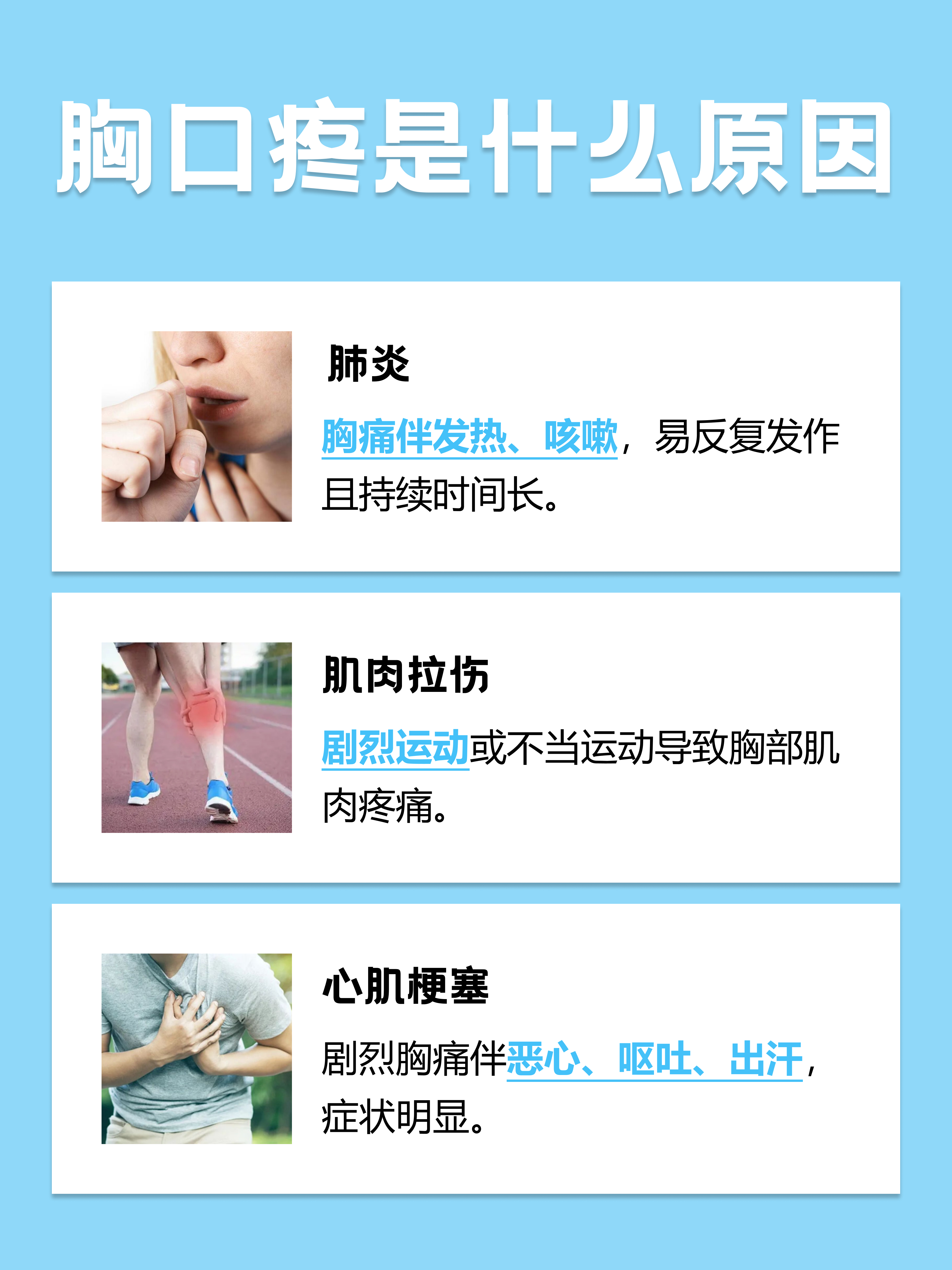 医生告诉你，胸口疼是什么原因