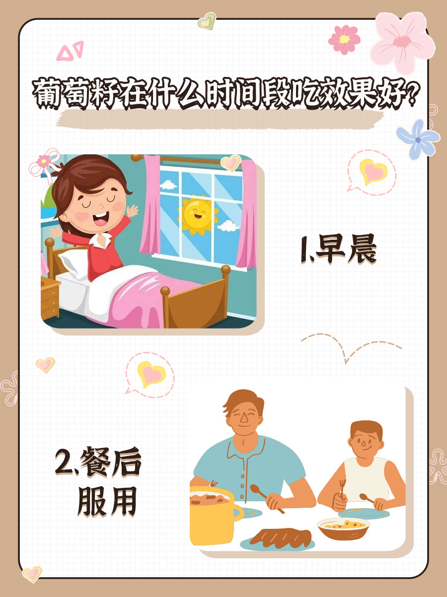 医生现身说法:葡萄籽在什么时间段吃效果好?