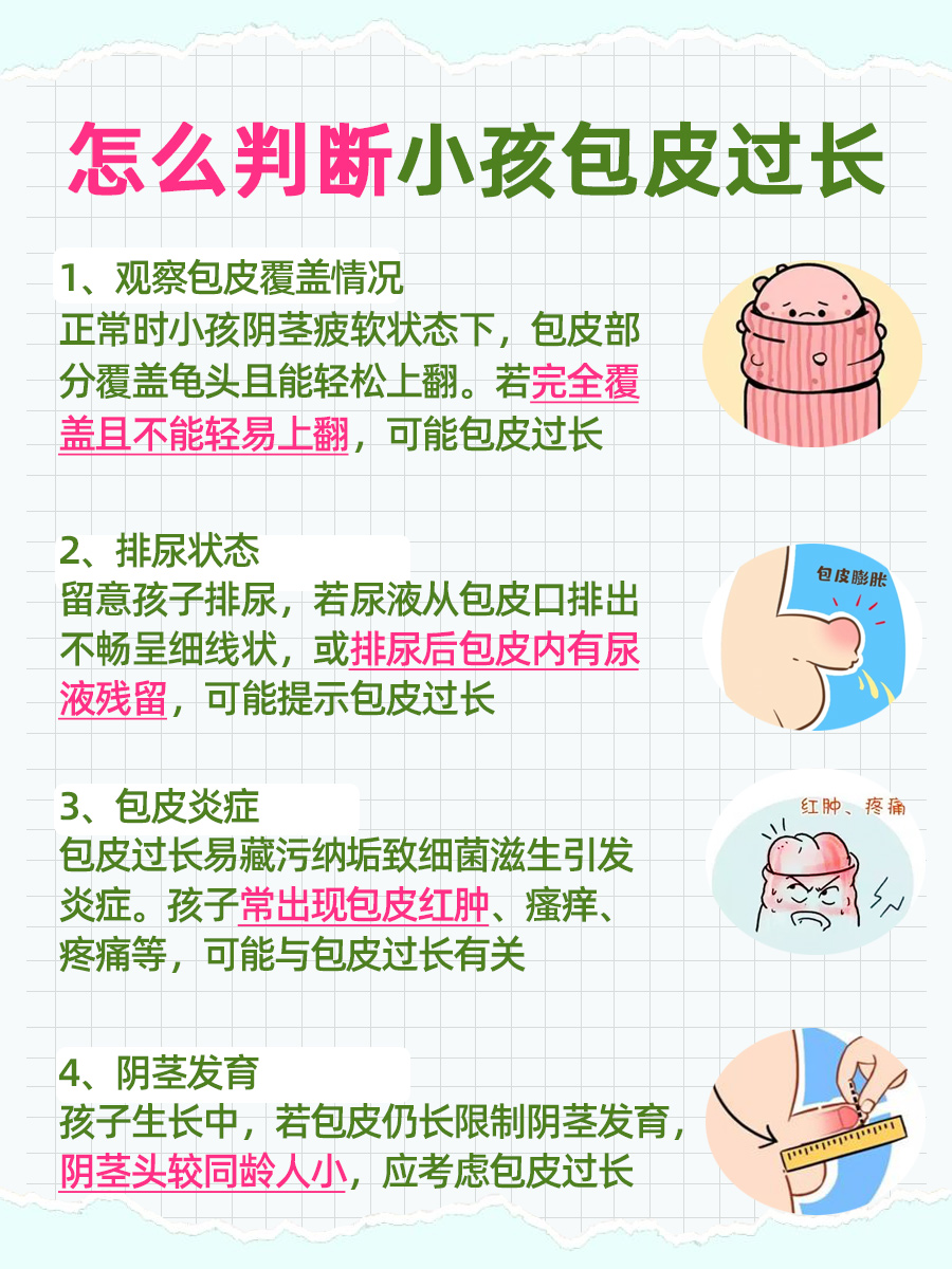 小孩包皮过长?家长如何准确判断与应对