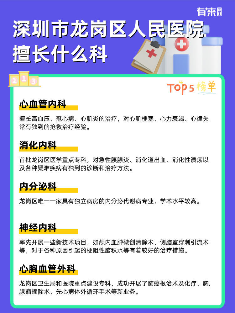 深圳市龙岗区人民医院擅长什么科