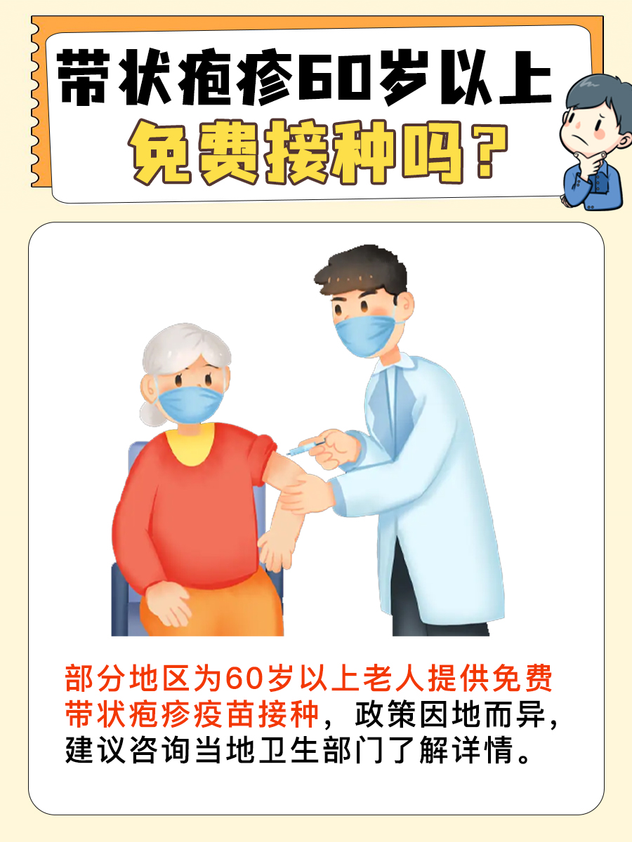 深度解析：带状疱疹60岁以上免费接种吗？