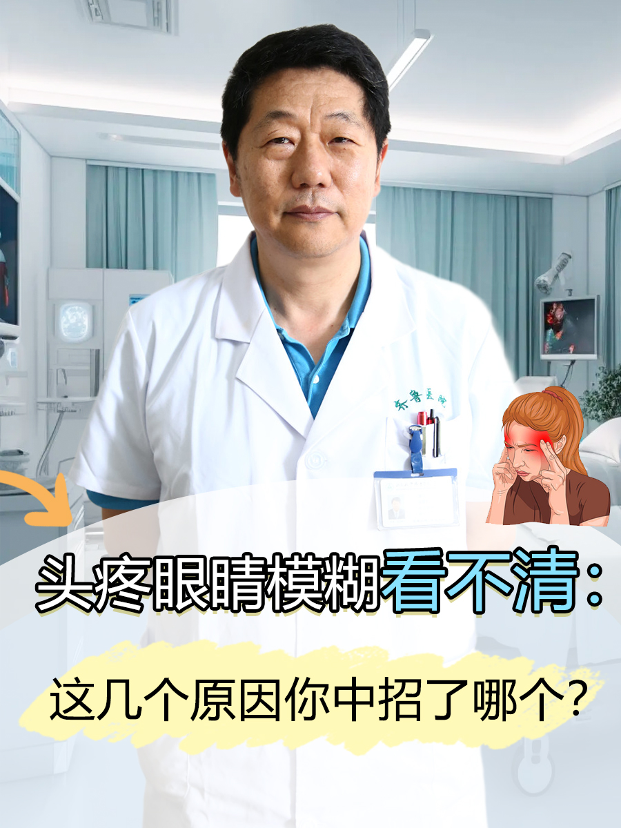 头疼眼睛模糊看不清:这几个原因你中招了哪个?