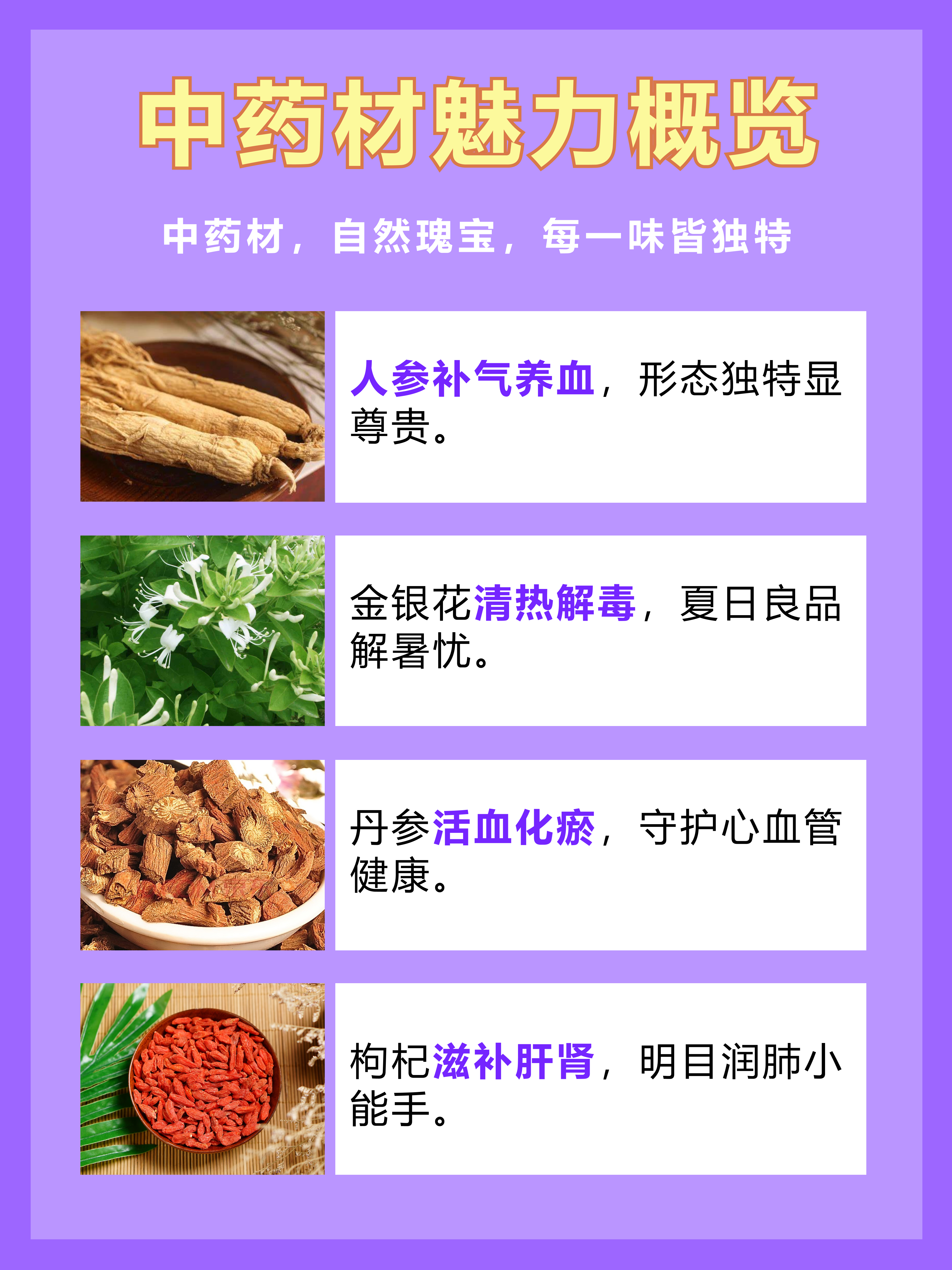 中药材大全图片及名称