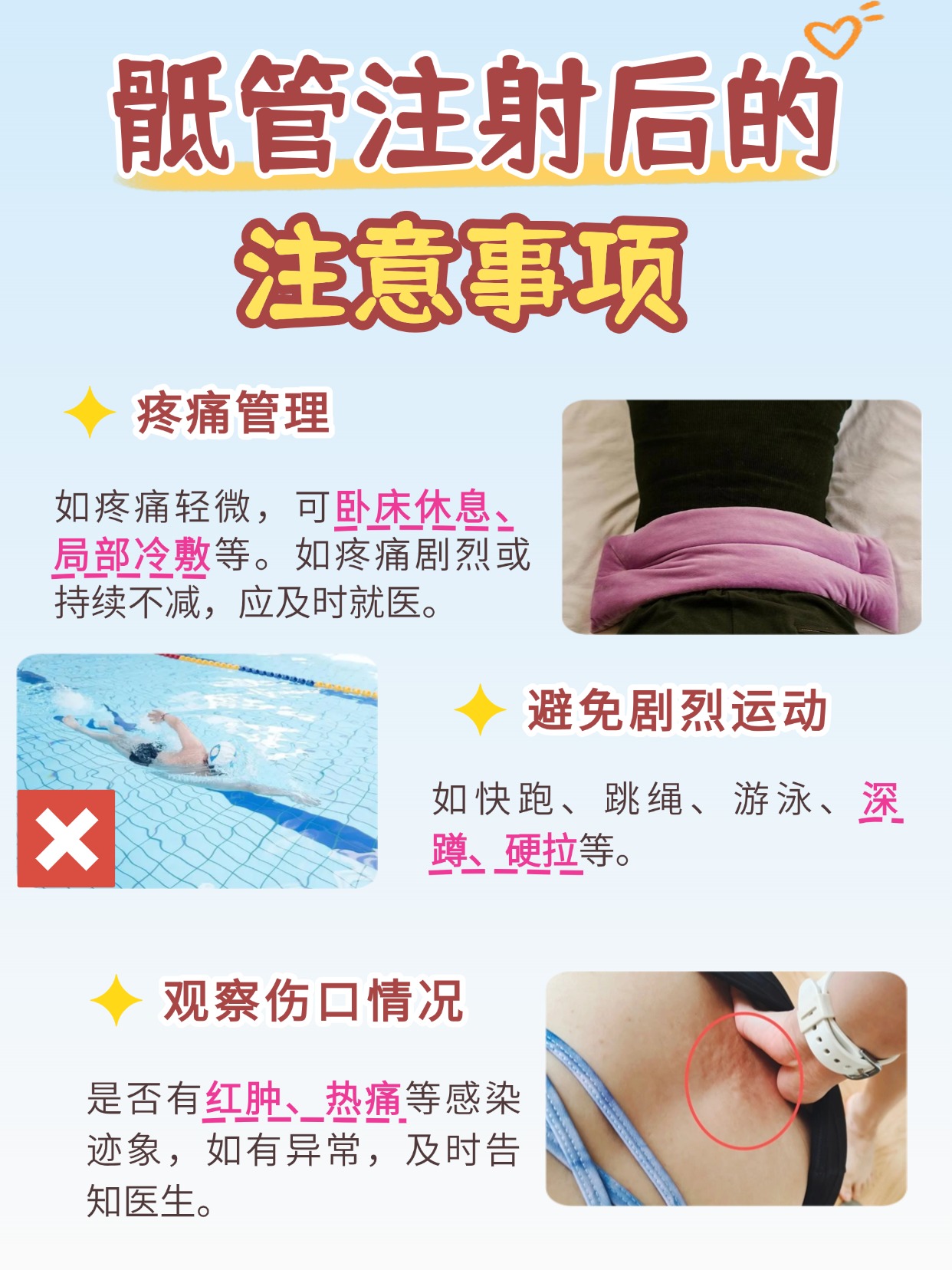 骶管注射小秘密，伤口数量惊呆你