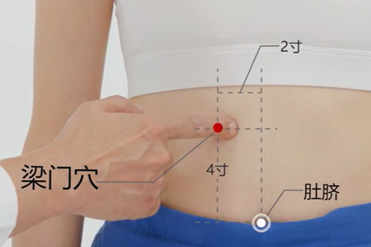 梁门穴位置图