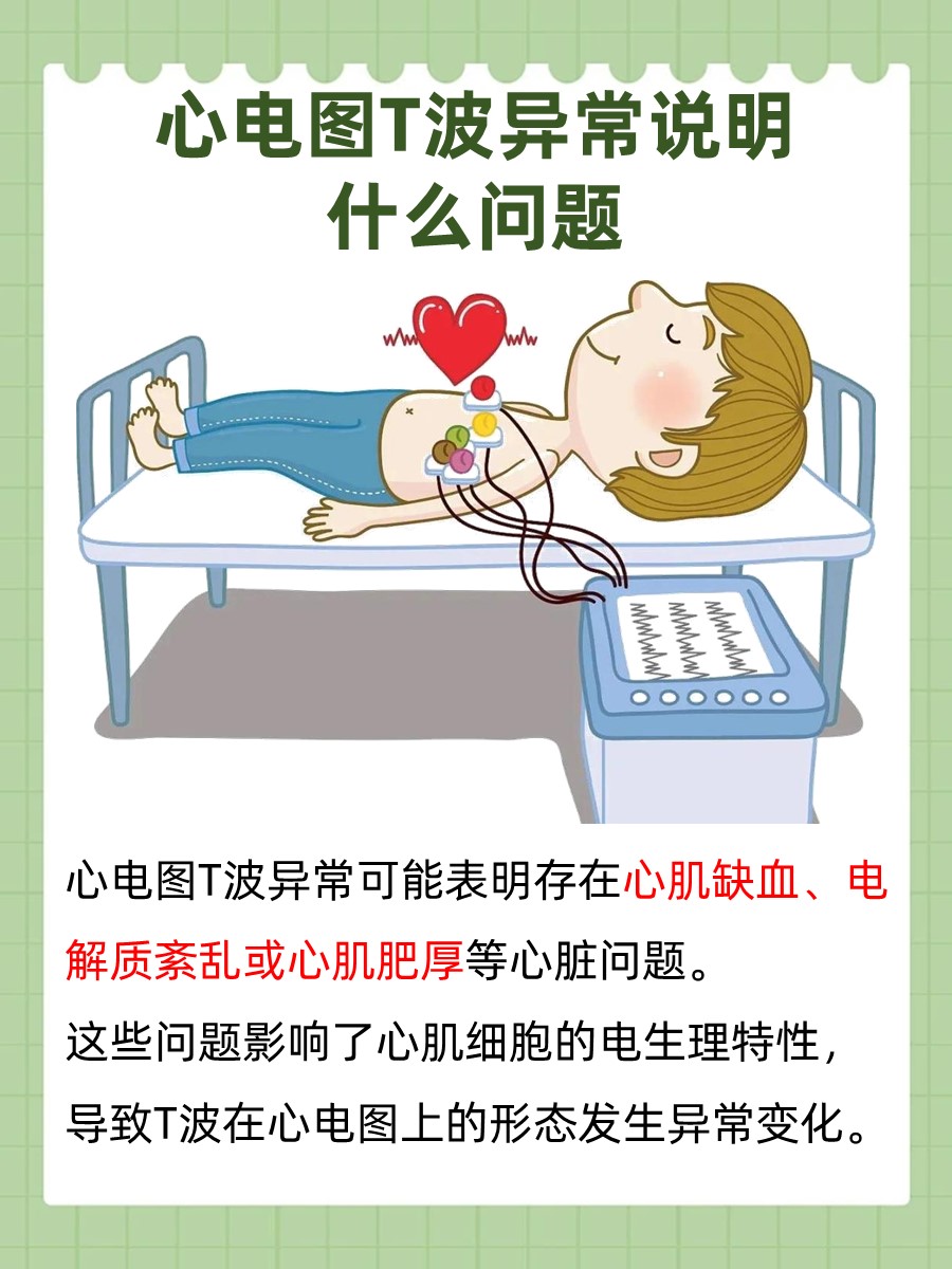 心电图T波异常代表啥情况？