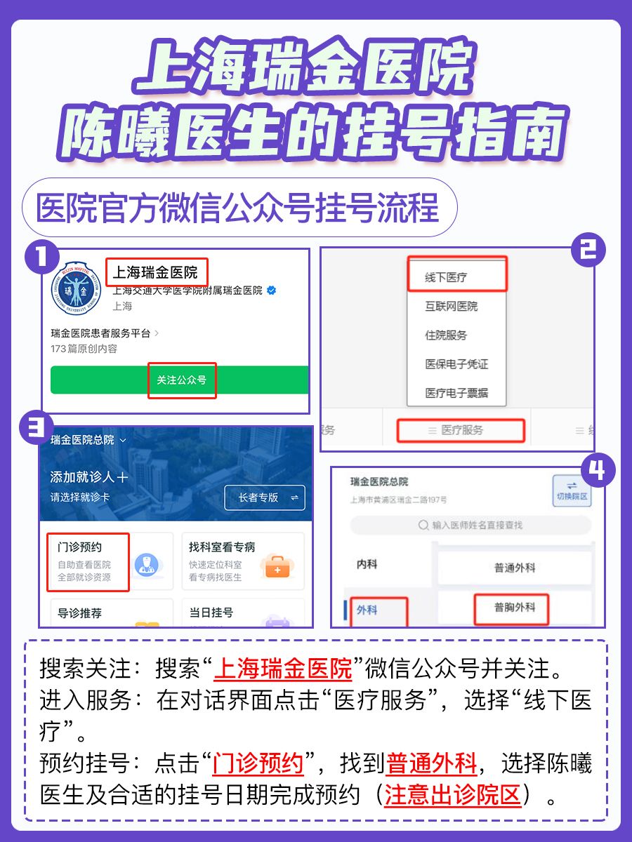 上海瑞金医院陈曦医生怎么样？怎么挂号？