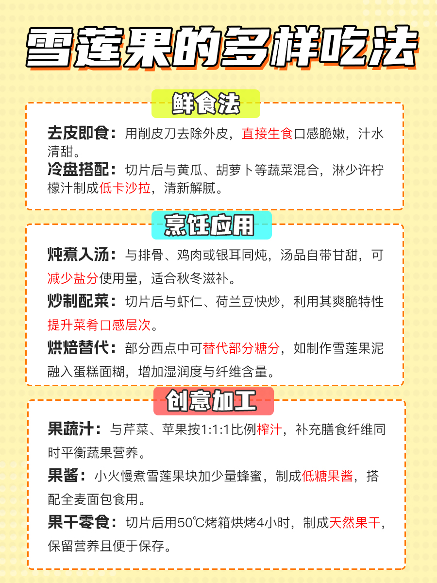 地下水果之王—雪莲果的功效和作用
