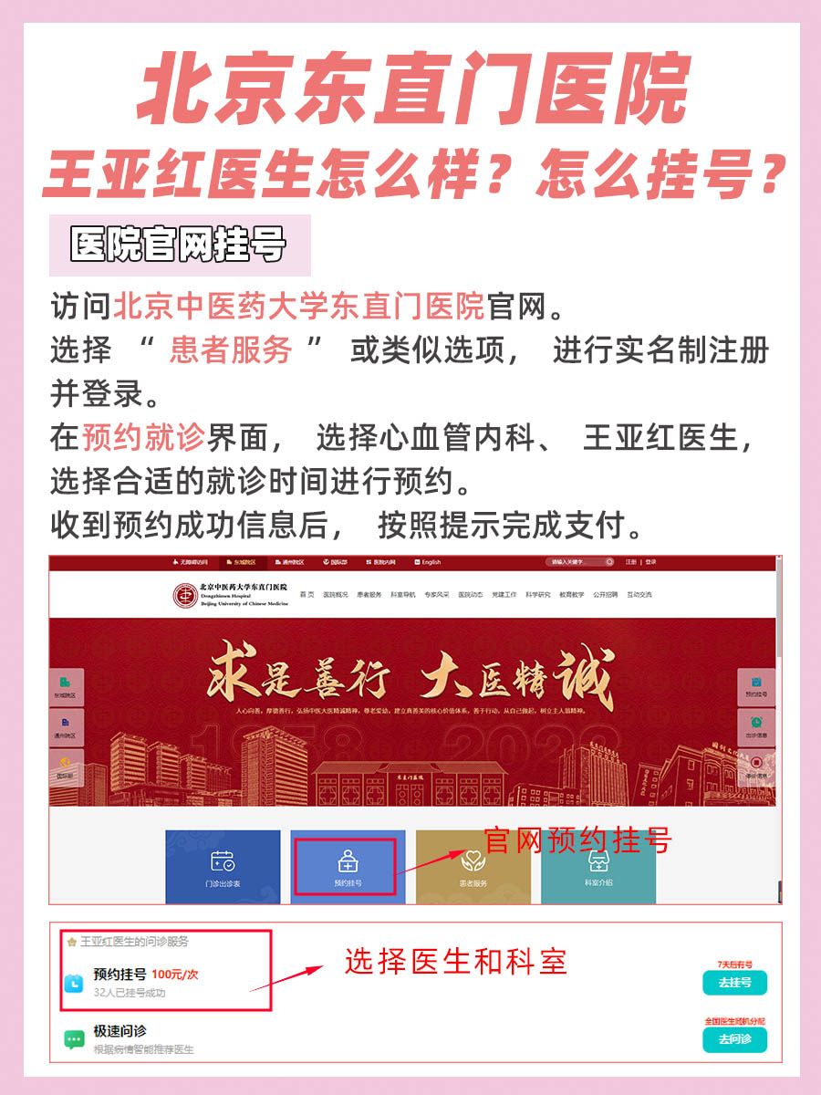 北京东直门医院王亚红医生怎么样?怎么挂号?