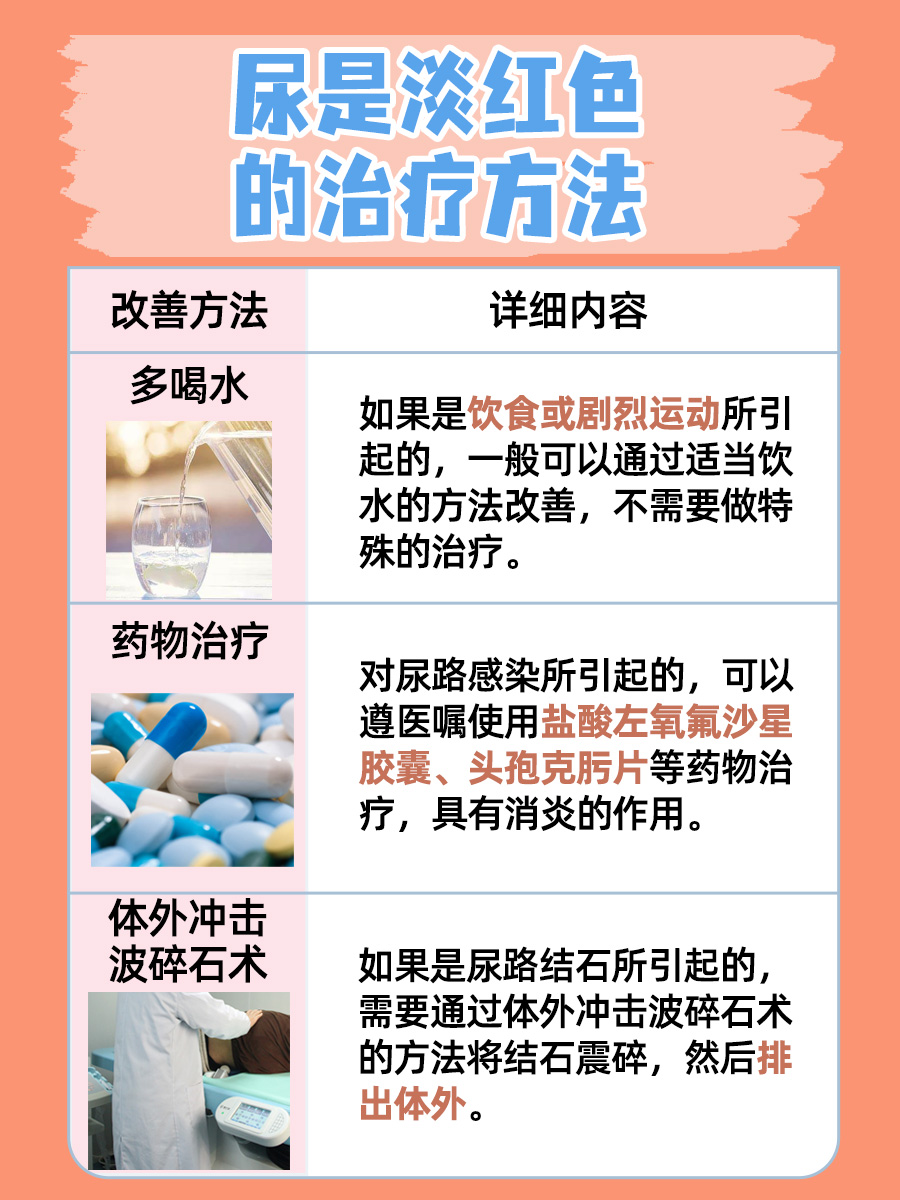 尿的尿是淡红色：带你了解病因