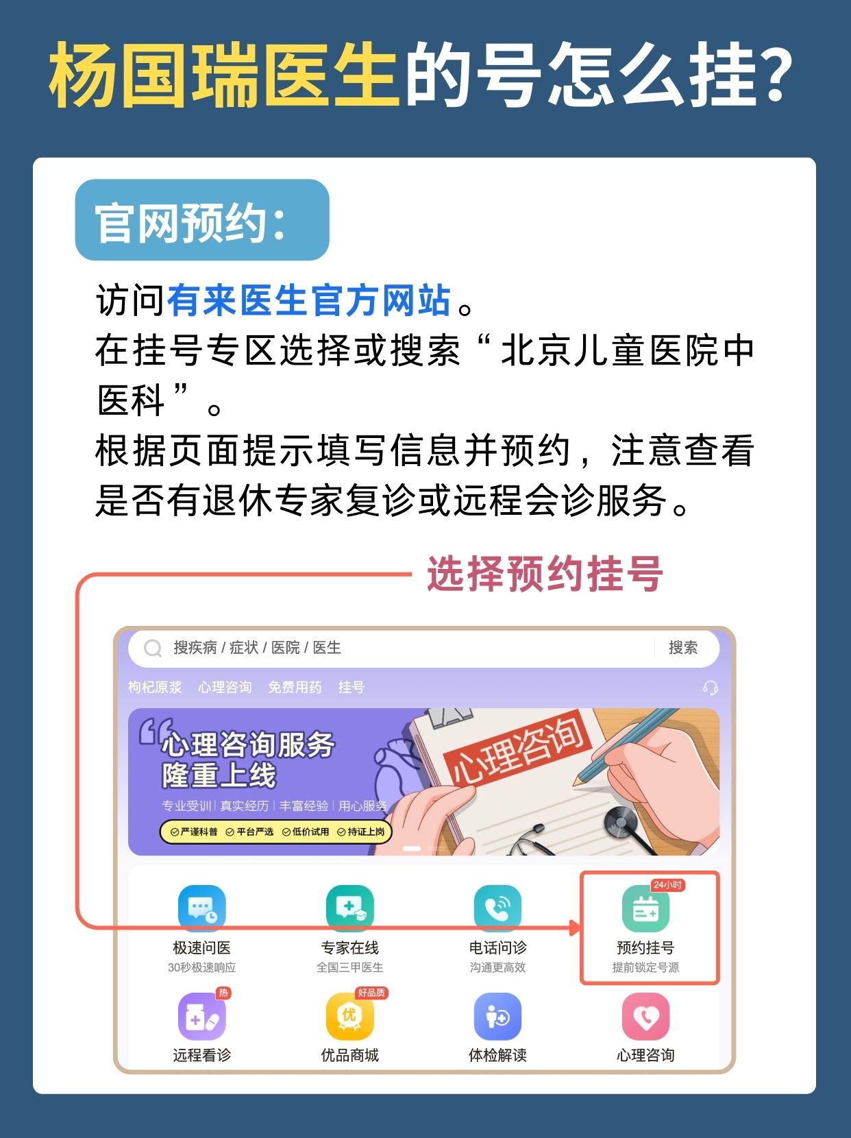 北京儿童医院杨国瑞医生怎么样?怎么挂号?