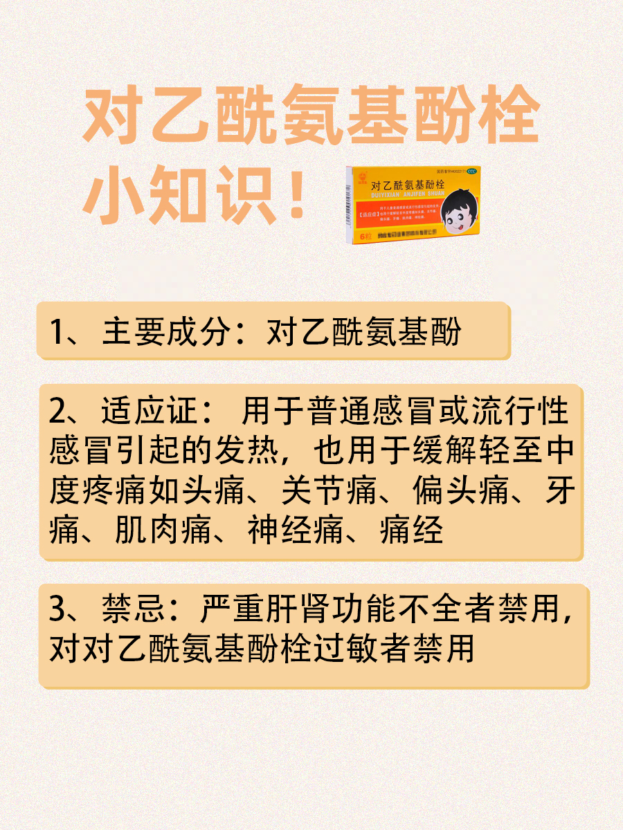 对乙酰氨基酚栓，塞进肛门多深才行？