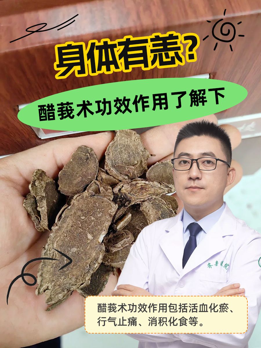 身体有恙？醋莪术功效作用了解下