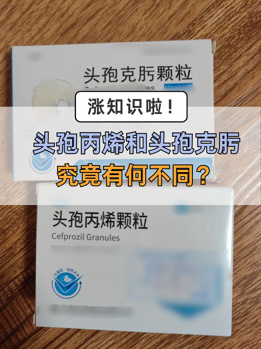 涨知识啦！头孢丙烯和头孢克肟究竟有何不同？