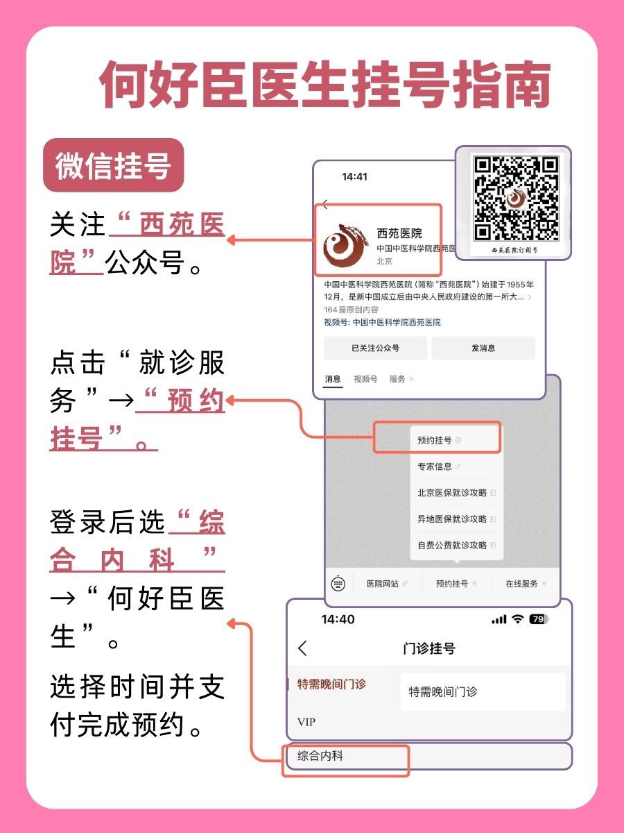 北京西苑医院何好臣医生怎么样？怎么挂号？