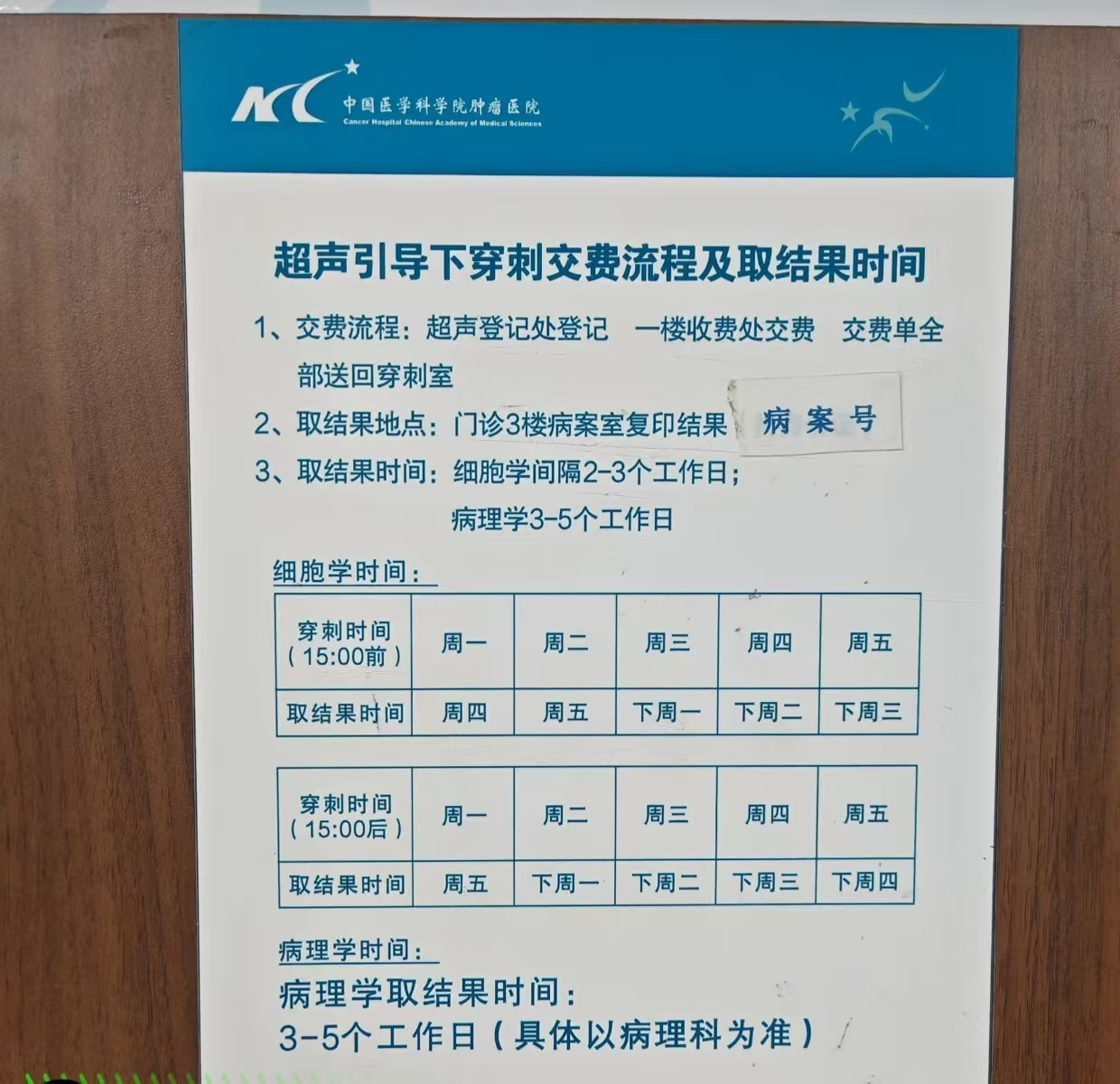中国医学科学院肿瘤医院淋巴结穿刺检查需要预约吗?预约流程整理(附图)