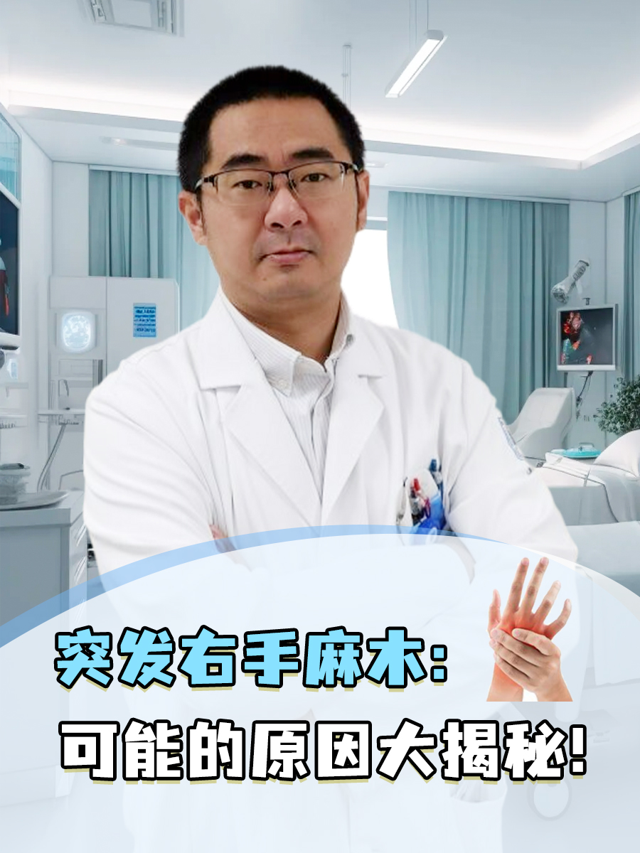 突发右手麻木:可能的原因大揭秘!
