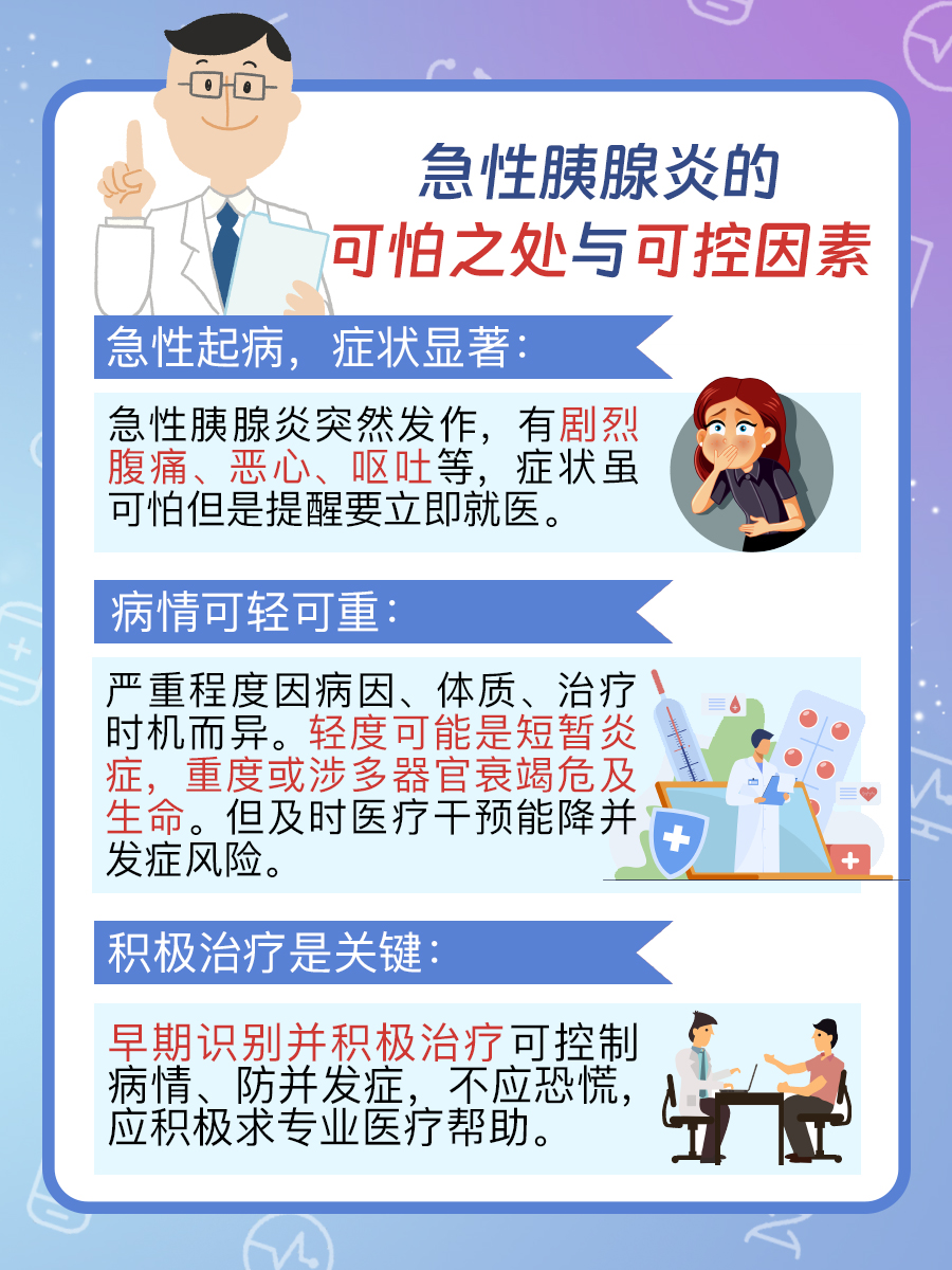 急性胰腺炎可怕吗？一文解答