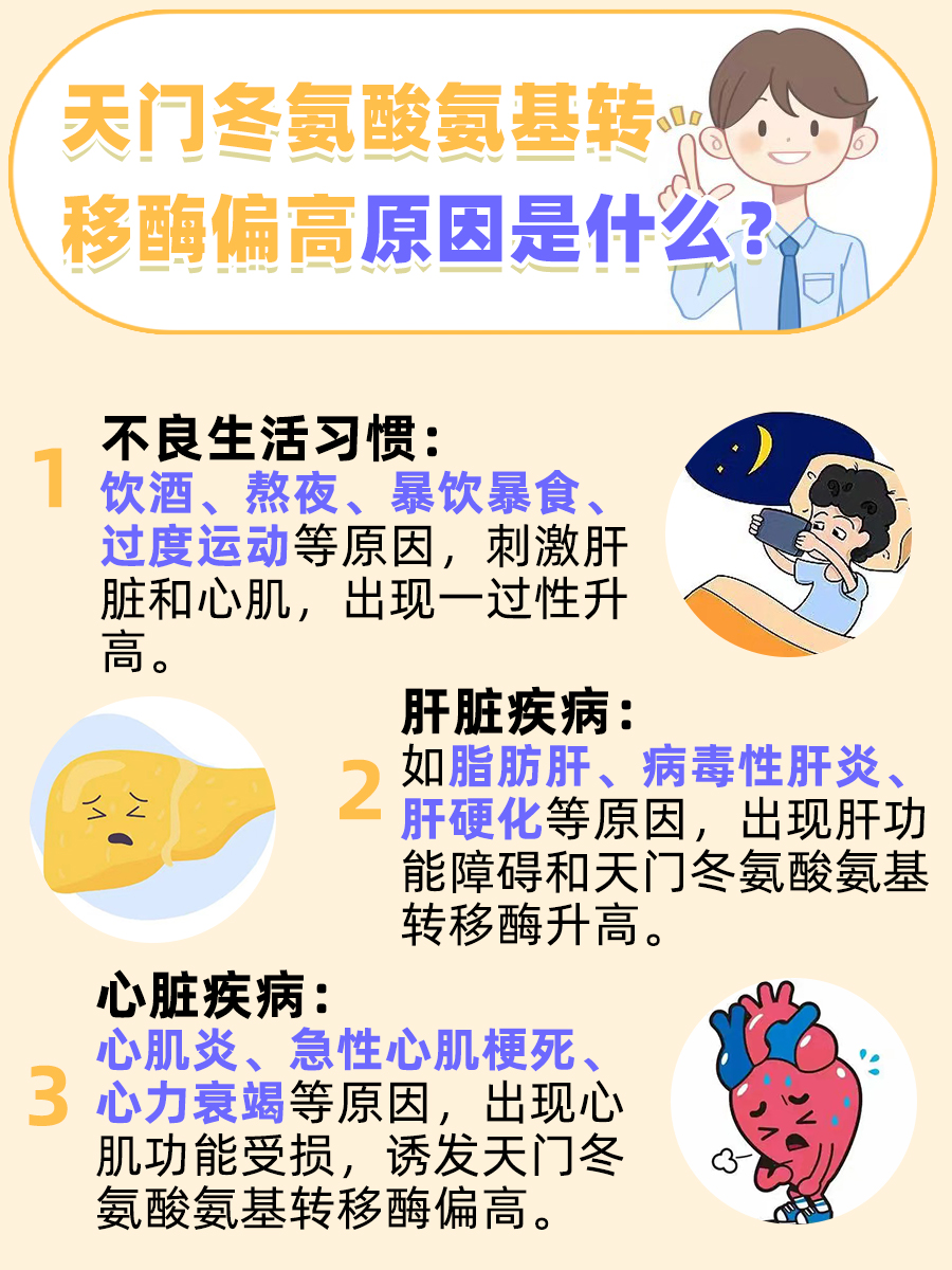 医生解析：天门冬氨酸氨基转移酶偏高怎么回事？