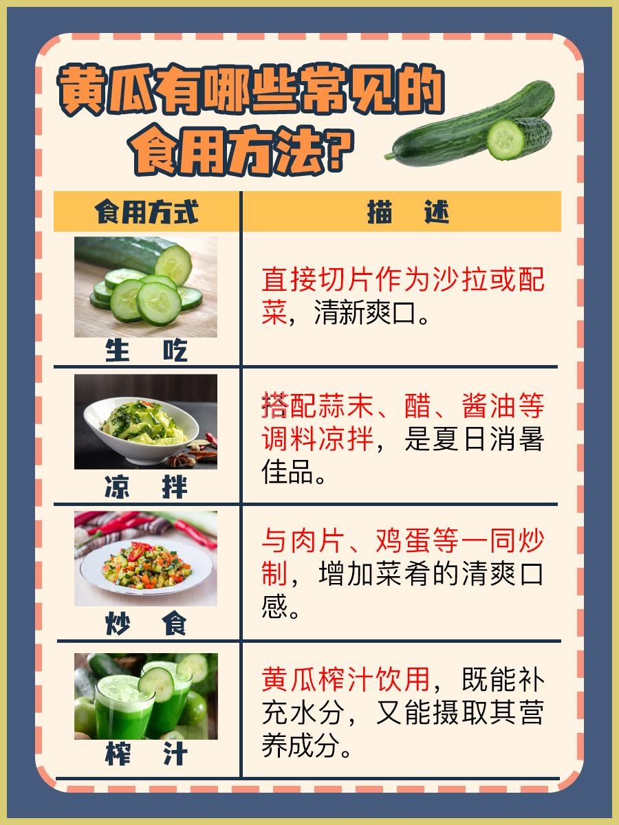 黄瓜热量是多少大卡,你知道吗?