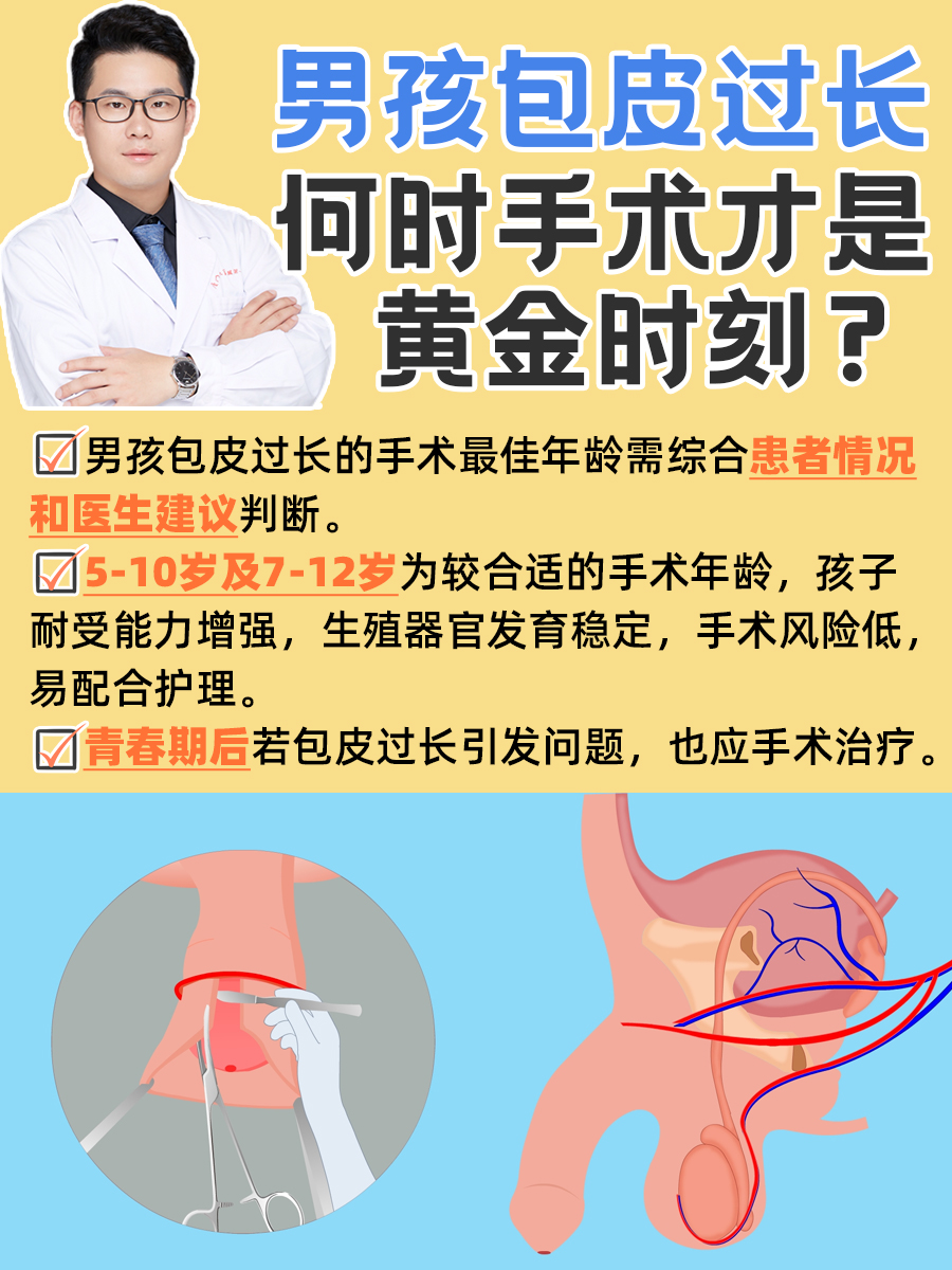 男孩包皮过长,何时手术才是黄金时刻?