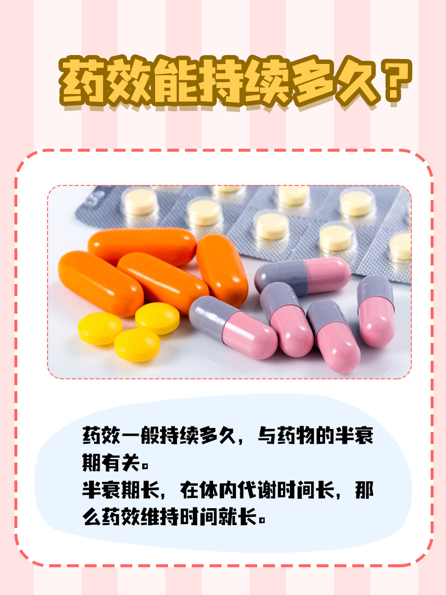 药效能持续多久？一文带你了解药物作用时间！